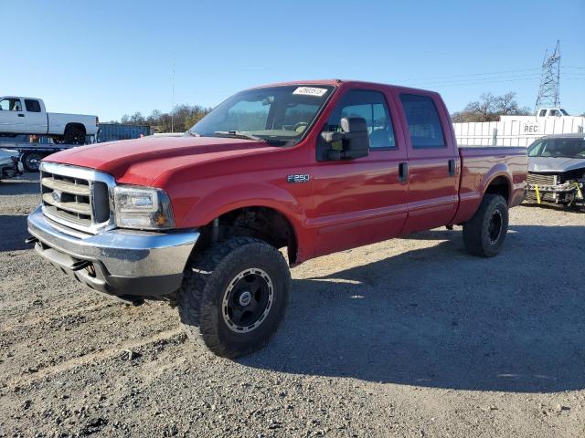 FORD F250 SUPER 2001 with VIN 3FTNW21F01MA35204 - Photo from auction