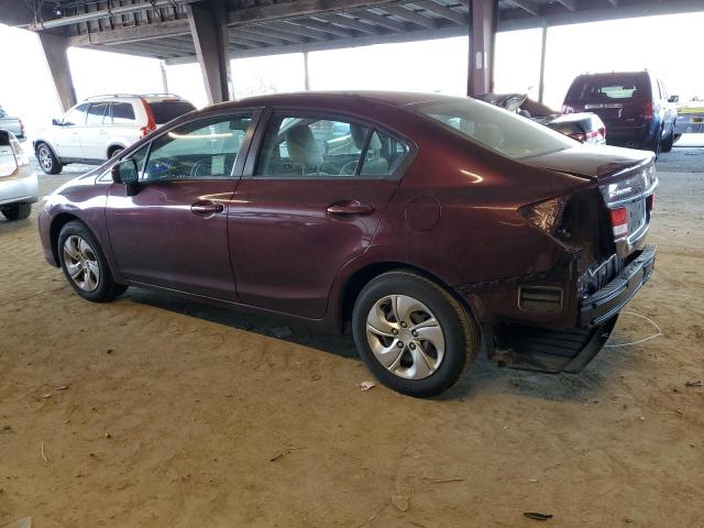 Photo 2 from auction – 2015 HONDA CIVIC LX with VIN 19XFB2F59FE706502
