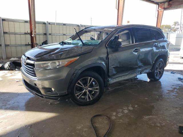 TOYOTA HIGHLANDER 2016 with VIN 5TDKKRFH7GS179827 - Photo from auction