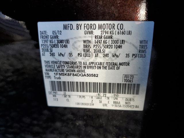 Photo 14 from auction – 2013 FORD EXPLORER L with VIN 1FM5K8F84DGA50582