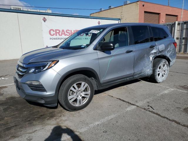HONDA PILOT LX 2018 with VIN 5FNYF5H15JB016189 - Photo from auction