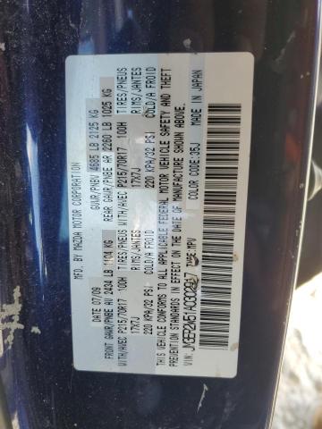 Photo 14 from auction – 2010 MAZDA CX-7 with VIN JM3ER2W51A0302917