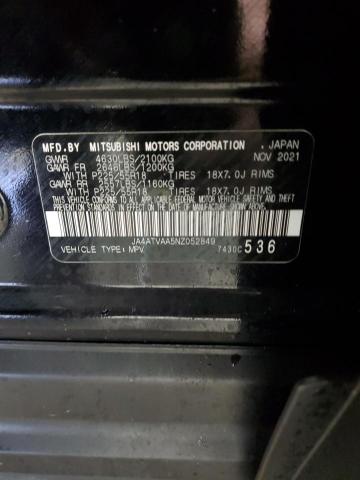 Photo 14 from auction – 2022 MITSUBISHI ECLIPSE CR with VIN JA4ATVAA5NZ052849