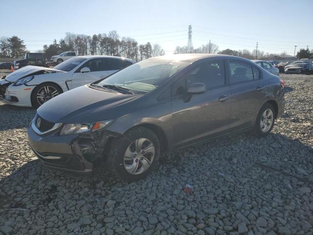 HONDA CIVIC LX 2013 with VIN 19XFB2F57DE054198 - Photo from auction