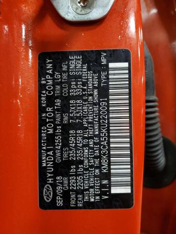 Photo 14 from auction – 2019 HYUNDAI KONA LIMIT with VIN KM8K3CA55KU220091