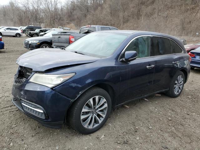 ACURA MDX TECHNO 2015 with VIN 5FRYD4H41FB004461 - Photo from auction