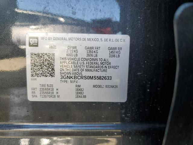Photo 14 from auction – 2021 CHEVROLET BLAZER 2LT with VIN 3GNKBCRS0MS582633