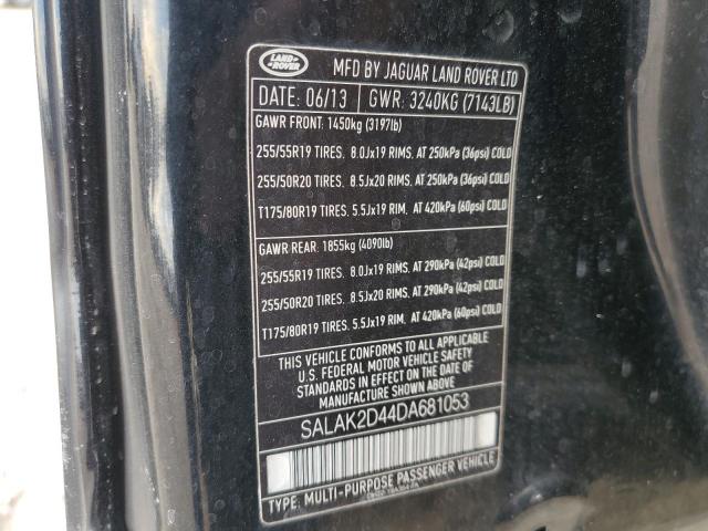 Photo 14 from auction – 2013 LAND ROVER LR4 HSE LU with VIN SALAK2D44DA681053