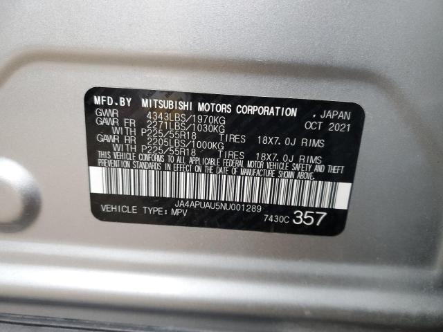 Photo 14 from auction – 2022 MITSUBISHI OUTLANDER with VIN JA4APUAU5NU001289