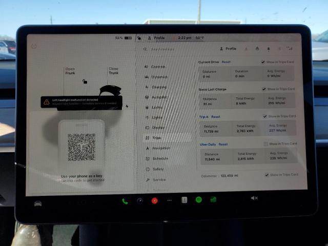 Photo 9 from auction – 2022 TESLA MODEL 3 with VIN 5YJ3E1EA9NF288034