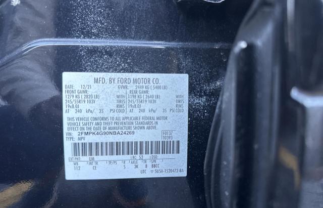 Photo 10 from auction – 2022 FORD EDGE SE with VIN 2FMPK4G90NBA24269