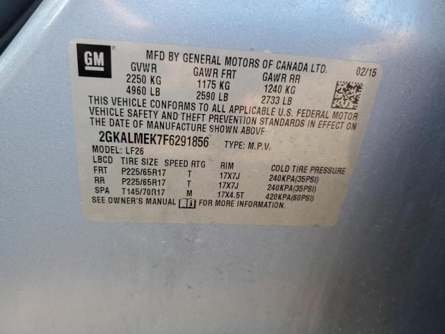 Zdjęcie 14 z aukcji – 2015 GMC TERRAIN SL z VIN 2GKALMEK7F6291856