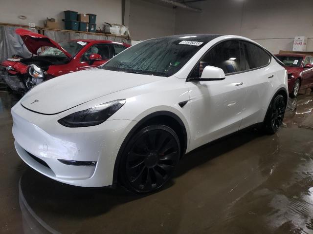 TESLA MODEL Y 2022 with VIN 7SAYGDEF8NF533423 - Photo from auction