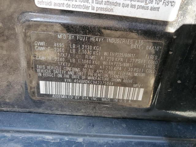 Снимка 14 от търг – 2010 SUBARU OUTBACK 3. с VIN 4S4BRDKC9A2375044