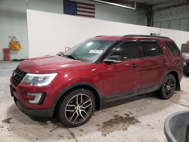 FORD EXPLORER S 2016 with VIN 1FM5K8GT7GGB72683 - Photo from auction