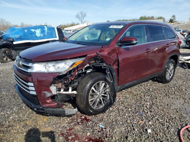 Photo 1 from auction – 2019 TOYOTA HIGHLANDER with VIN 5TDKZRFH8KS302989