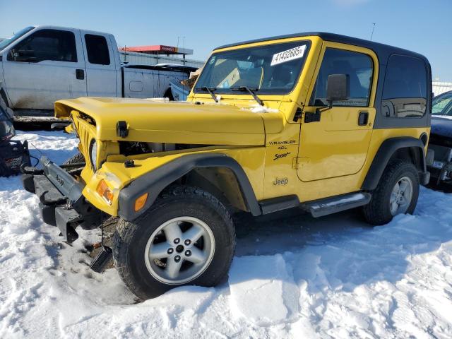 JEEP WRANGLER / 2000 with VIN 1J4FA49S6YP777234 - Photo from auction