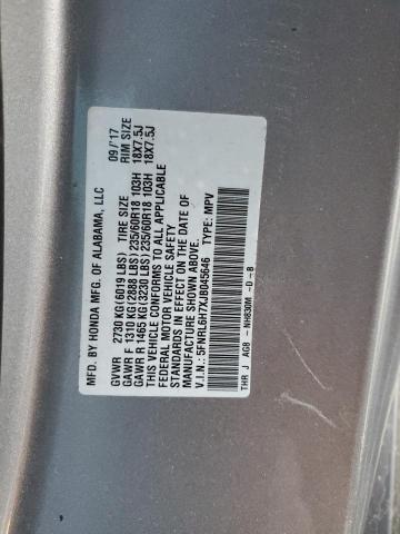 Photo 14 from auction – 2018 HONDA ODYSSEY EX with VIN 5FNRL6H7XJB045646