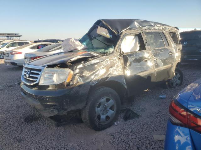 HONDA PILOT LX 2015 with VIN 5FNYF4H2XFB009636 - Photo from auction