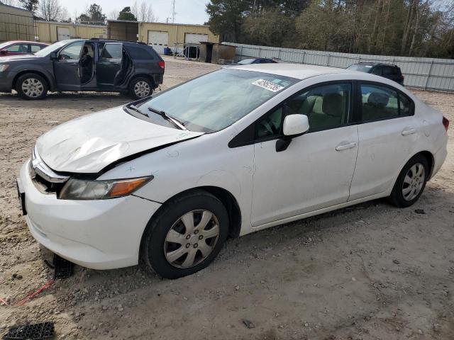 HONDA CIVIC LX 2012 with VIN 2HGFB2F57CH595076 - Photo from auction