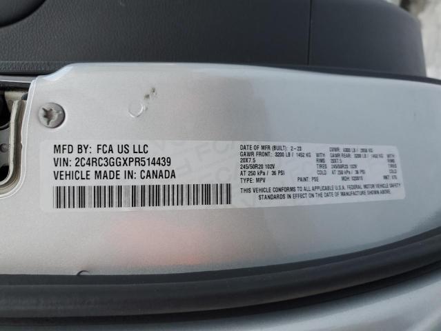 Photo 14 from auction – 2023 CHRYSLER PACIFICA L with VIN 2C4RC3GGXPR514439