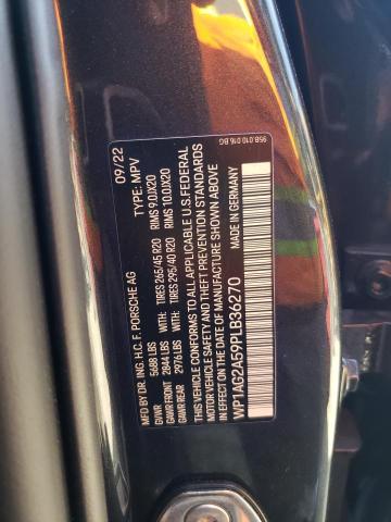 Photo 14 from auction – 2023 PORSCHE MACAN S with VIN WP1AG2A59PLB36270