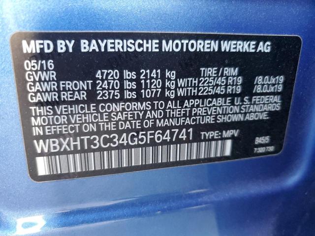 Photo 14 from auction – 2016 BMW X1 XDRIVE2 with VIN WBXHT3C34G5F64741