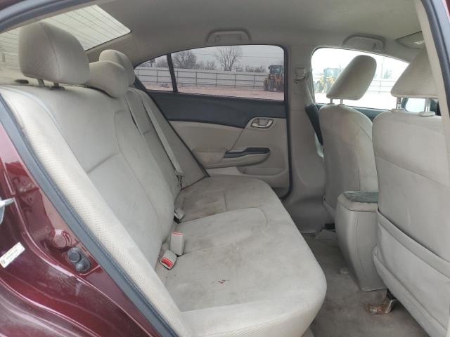 Photo 10 from auction – 2012 HONDA CIVIC LX with VIN 19XFB2F50CE104423