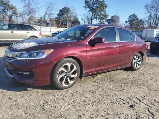 HONDA ACCORD 2017 with VIN 1HGCR2F76HA187836 - Photo from auction