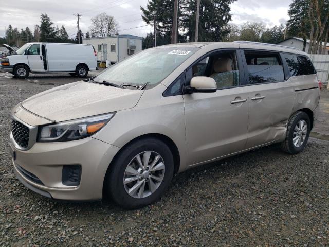 KIA SEDONA LX 2016 with VIN KNDMB5C13G6089812 - Photo from auction