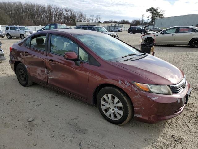 Photo 4 from auction – 2012 HONDA CIVIC LX with VIN 2HGFB2F54CH532100