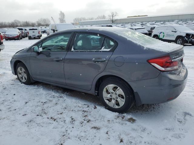 Фото 2 с аукциона – 2014 HONDA CIVIC LX с VIN 19XFB2F55EE044609