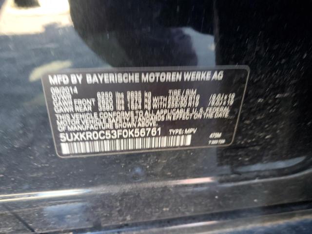 Photo 14 from auction – 2015 BMW X5 XDRIVE3 with VIN 5UXKR0C53F0K56761