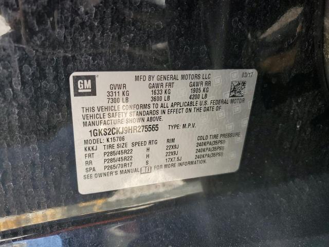 Photo 14 from auction – 2017 GMC YUKON DENA with VIN 1GKS2CKJ9HR275565