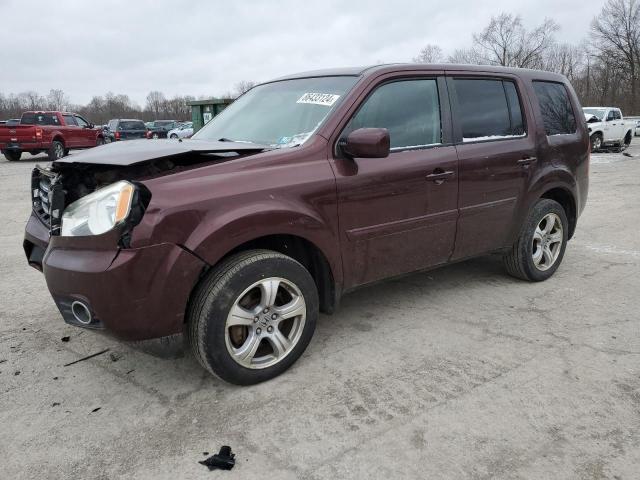 HONDA PILOT EXL 2013 with VIN 5FNYF4H57DB033349 - Photo from auction