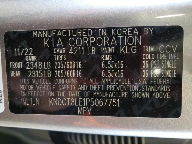 Photo 14 from auction – 2023 KIA NIRO SX with VIN KNDCT3LE1P5067751