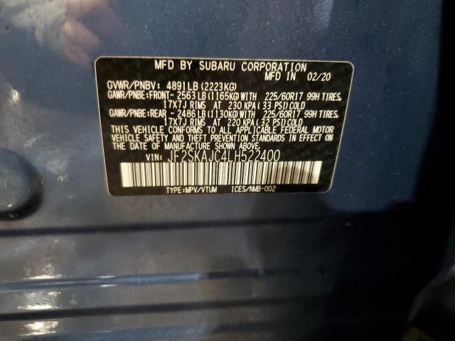 Photo 14 from auction – 2020 SUBARU FORESTER P with VIN JF2SKAJC4LH522400