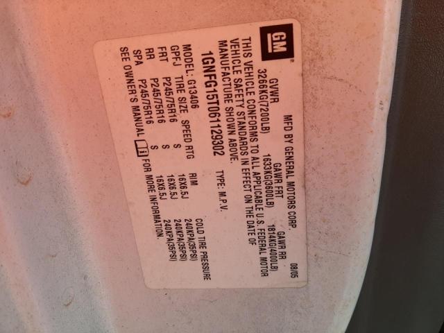 Photo 14 from auction – 2006 CHEVROLET EXPRESS G1 with VIN 1GNFG15T061129302
