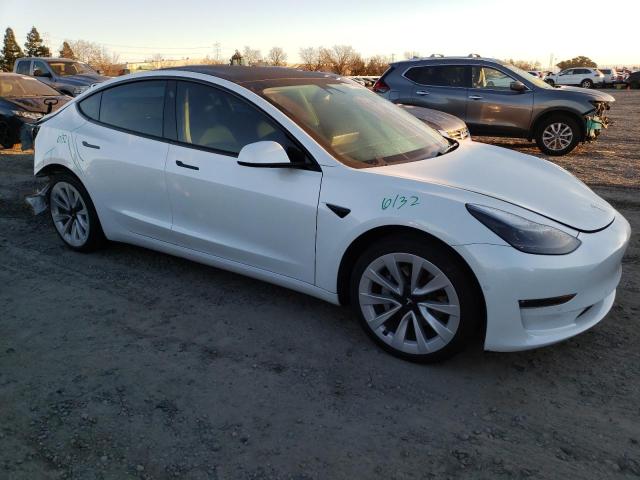 Photo 4 from auction – 2022 TESLA MODEL 3 with VIN 5YJ3E1EB2NF128179