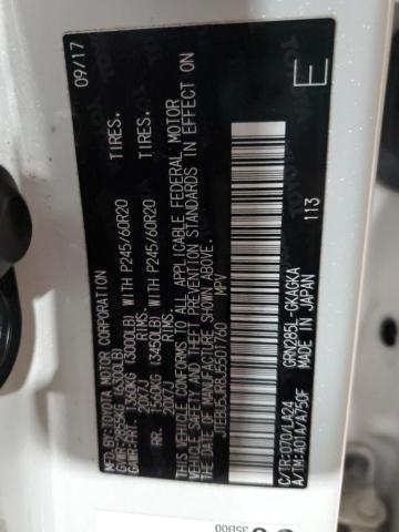 Photo 14 from auction – 2018 TOYOTA 4RUNNER SR with VIN JTEBU5JR8J5501760