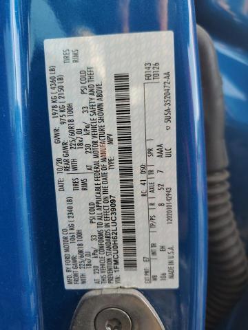 Photo 14 from auction – 2020 FORD ESCAPE SEL with VIN 1FMCU0H62LUC39097