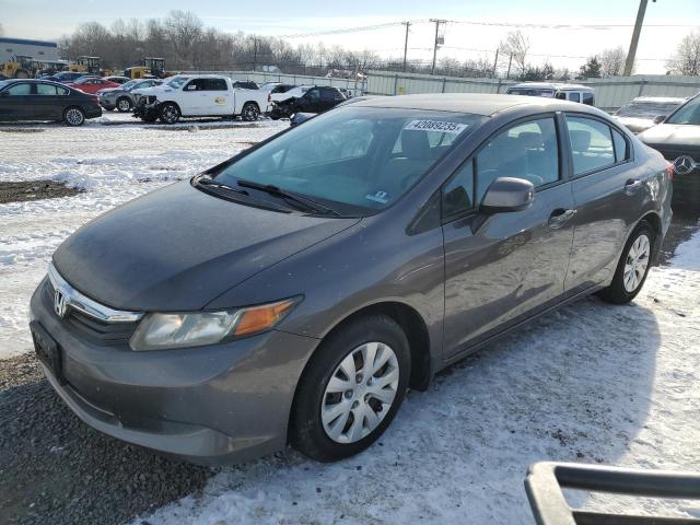 HONDA CIVIC LX 2012 with VIN 19XFB2F51CE309538 - Photo from auction