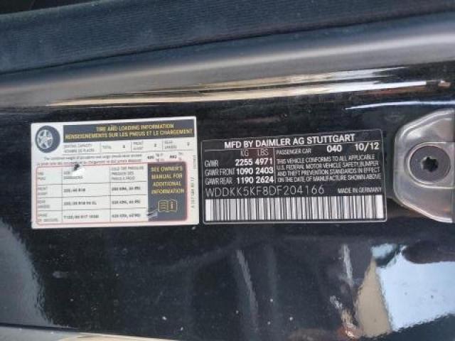 Photo 10 from auction – 2013 MERCEDES-BENZ E 350 with VIN WDDKK5KF8DF204166