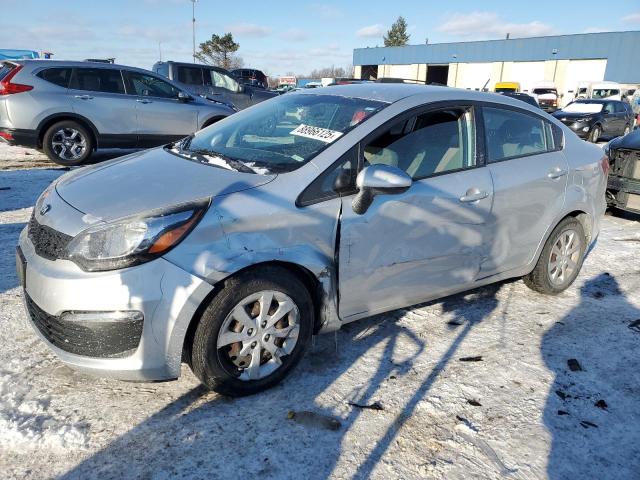 KIA RIO LX 2016 with VIN KNADM4A34G6596000 - Photo from auction