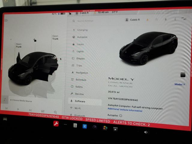 Снимка 9 от търг – 2023 TESLA MODEL Y с VIN 7SAYGDEE8PA161640