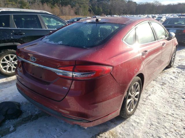 Photo 3 from auction – 2017 FORD FUSION SE with VIN 3FA6P0H75HR193173