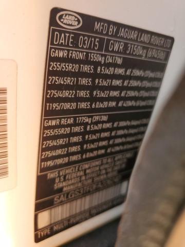 Photo 14 from auction – 2015 LAND ROVER RANGE ROVE with VIN SALGS3TF0FA226240