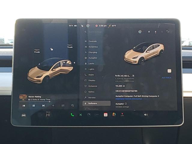 Photo 9 from auction – 2019 TESLA MODEL 3 with VIN 5YJ3E1EB5KF194785