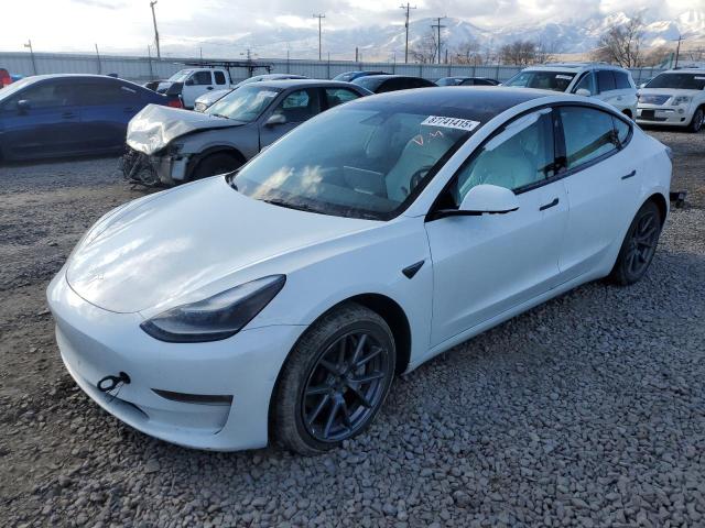 TESLA MODEL 3 2022 with VIN 5YJ3E1EB8NF346577 - Photo from auction