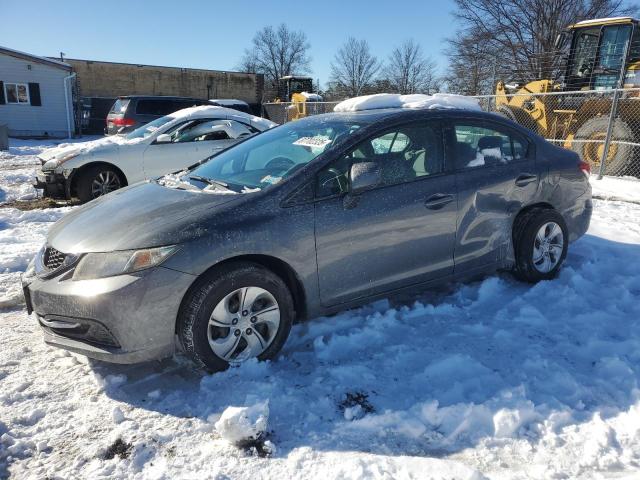 HONDA CIVIC LX 2013 with VIN 19XFB2F50DE078522 - Photo from auction